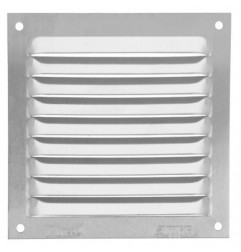 AMIG 24661  
 Rejilla ventilación 3  
 100 x 100 mm  
 Aluminio  
 Plata