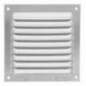 AMIG 24661  
 Rejilla ventilación 3  
 100 x 100 mm  
 Aluminio  
 Plata