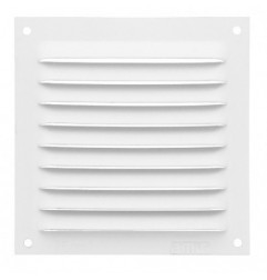 AMIG 24662  
 Rejilla ventilación 3  
 100 x 100 mm  
 Aluminio  
 Blanco