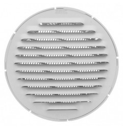 AMIG 24727  
 Rejilla ventilación 11  
 Ø100 mm  
 Aluminio  
 Blanco