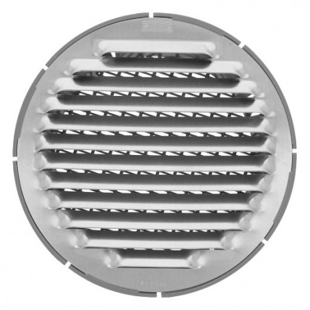 AMIG 24731  
 Rejilla ventilación 11  
 Ø120 mm  
 Aluminio  
 Plata