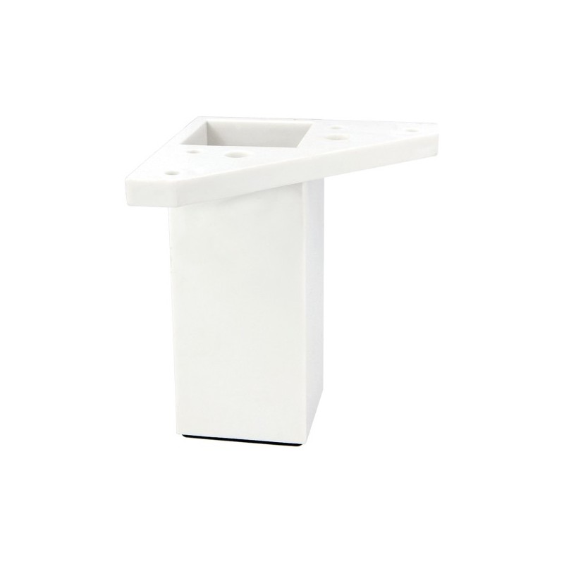 AMIG 24738  
 Pata de mesa 21  
 40 x 40 x 100 mm  
 ABS  
 Blanco