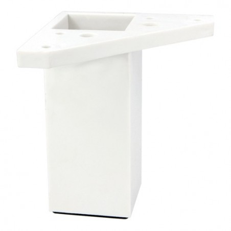 AMIG 24738  
 Pata de mesa 21  
 40 x 40 x 100 mm  
 ABS  
 Blanco