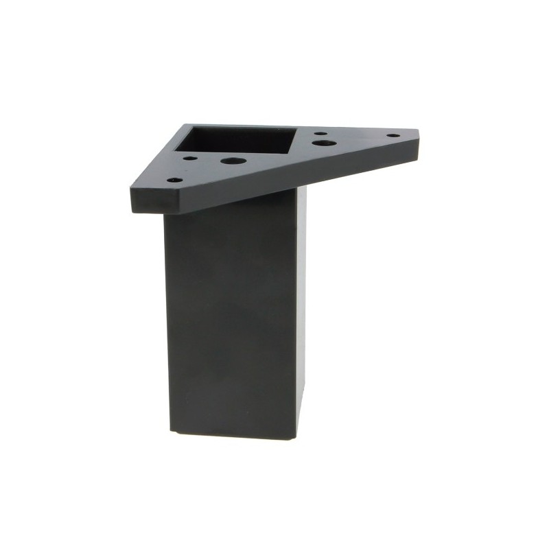 AMIG 24739  
 Pata de mesa 21  
 40 x 40 x 100 mm  
 ABS  
 Negro