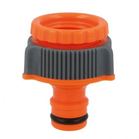 AMIG 24751  
 Adaptador + reductor R01 PLUS  
 1/2'' - 3/4''  
 ABS + goma  
 Naranja-Gris