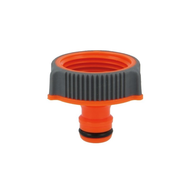 AMIG 24754  
 Adaptador grifo R02 PLUS  
 1''  
 ABS + goma  
 Naranja-Gris