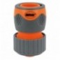 AMIG 24760  
 Empalme rápido manguera R08 PLUS  
 3/4''  
 ABS + goma  
 Naranja-Gris