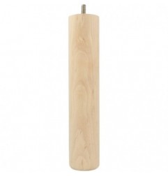 AMIG 24772  
 Pata para mueble 30  
 Ø50 x 250  mm  
 Madera  
 Haya