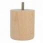 AMIG 24773  
 Pata para mueble 31  
 Ø68 x 80 mm  
 Madera  
 Haya