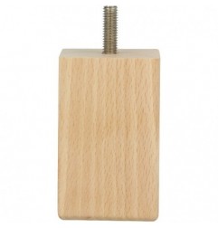 AMIG 24774  
 Pata para mueble 32  
 50 x 50 x 80 mm  
 Madera  
 Haya