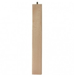 AMIG 24775  
 Pata para mueble 32  
 50 x 50 x 360 mm  
 Madera  
 Haya