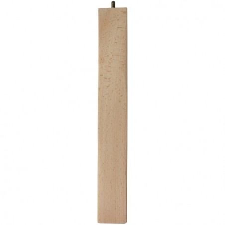 AMIG 24775  
 Pata para mueble 32  
 50 x 50 x 360 mm  
 Madera  
 Haya