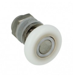 AMIG 24779  
 Rodamiento mampara PMC02  
 Ø23 mm  
 Nylon  
 Blanco