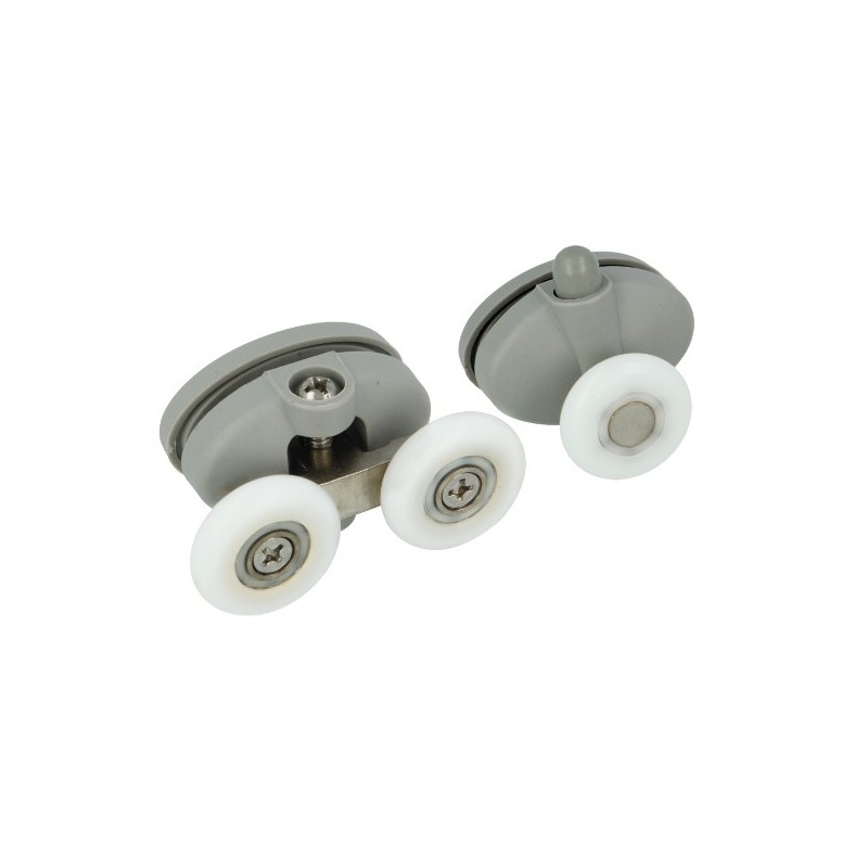 AMIG 24780  
 Rodamiento mampara PMC03  
 Ø23 mm  
 Nylon  
 Gris