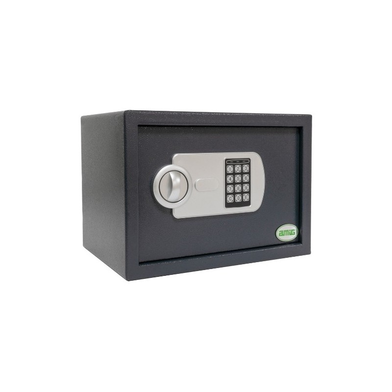 AMIG 24789   Caja fuerte TOPSECURE-S   310 x 200 x 200 mm   Acero   Gris