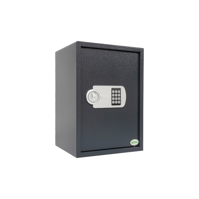 AMIG 24791   Caja fuerte TOPSECURE-S   500 x 310 x 350 mm   Acero   Gris