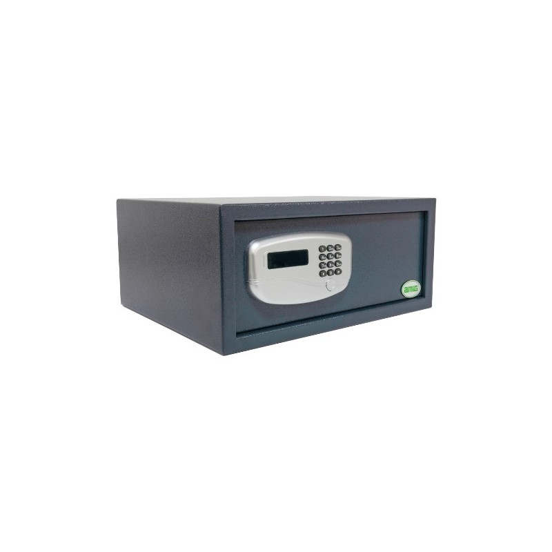 AMIG 24792   Caja fuerte TOPSECURE-H   430 x 370 x 195 mm   Acero   Gris
