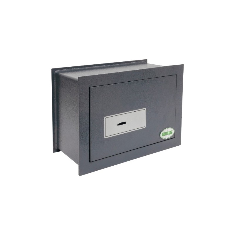 AMIG 24793   Caja fuerte TOPSECURE-W   300 x 150 x 200 mm   Acero   Gris