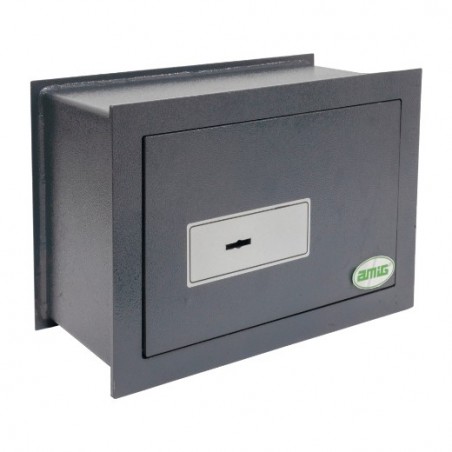 AMIG 24793   Caja fuerte TOPSECURE-W   300 x 150 x 200 mm   Acero   Gris
