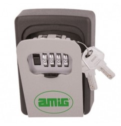 AMIG 24794  
 Guardallaves TS01  
 122 x 87 x 40 mm  
 Acero  
 Gris