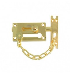 AMIG 24795  
 Pasador con cadena de seguridad 475  
 80 x 45 mm  
 Zamak  
 Latonado