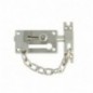 AMIG 24798  
 Pasador con cadena de seguridad 475  
 80 x 45 mm  
 Zamak  
 Cromado mate