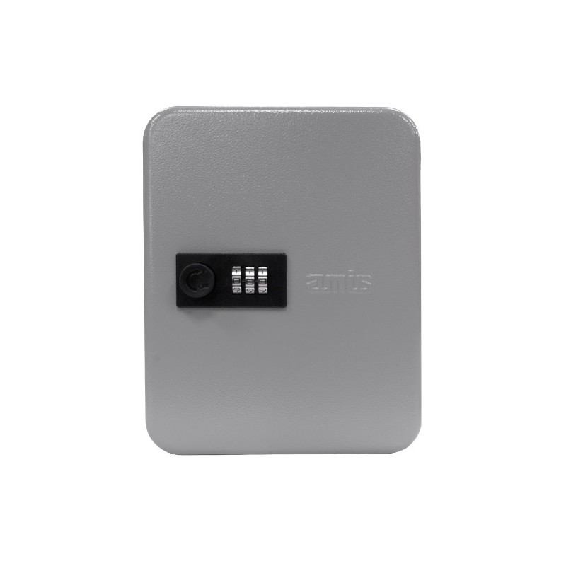 AMIG 24824  
 Porta-llaves 2173  
 200 x 160 x 70 mm  
 Acero  
 Gris