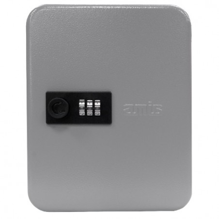 AMIG 24824  
 Porta-llaves 2173  
 200 x 160 x 70 mm  
 Acero  
 Gris
