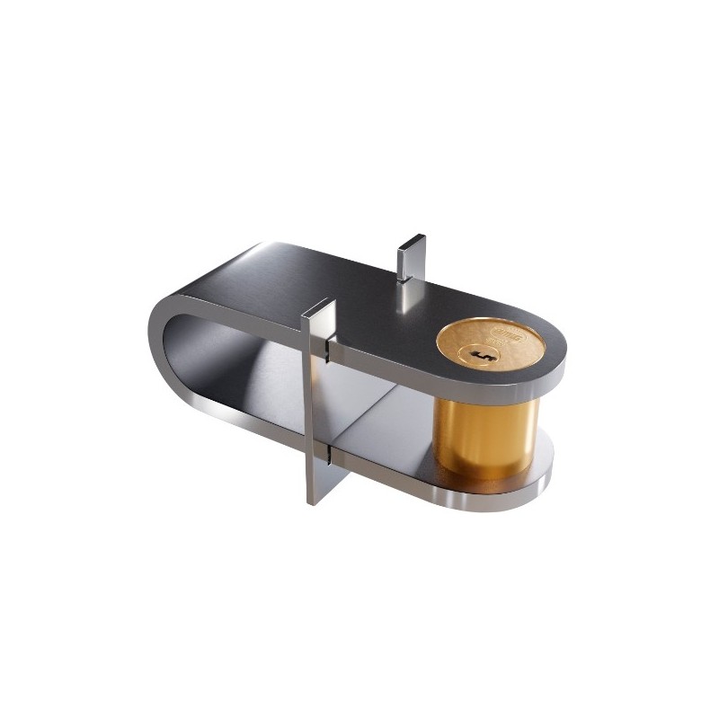 AMIG 24835  
 Cerradura 680  
 115 x 40 mm  
 Latón  
 Cromado brillo