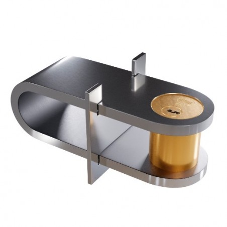 AMIG 24835  
 Cerradura 680  
 115 x 40 mm  
 Latón  
 Cromado brillo