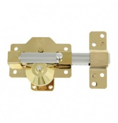 AMIG 24836  
 Cerrojo alta seguridad 3 PLUS  
 90 x 154 mm  
 Acero  
 Oro
