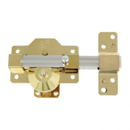 AMIG 24836  
 Cerrojo alta seguridad 3 PLUS  
 90 x 154 mm  
 Acero  
 Oro
