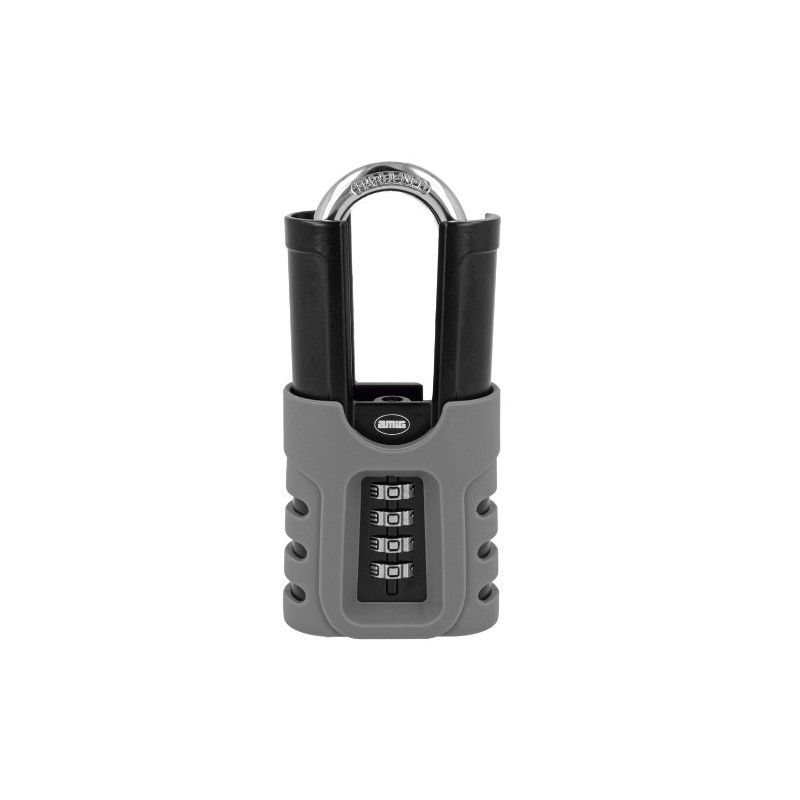 AMIG 24854  
 Candado combinación 90AL A.P. FORTE  
 56 mm  
 Aleación de Zinc  
 Negro
