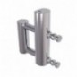 AMIG 24855  
 Candado BALLESTA  
 131 x 135 x 26 mm  
 Acero  
 Cromado brillo