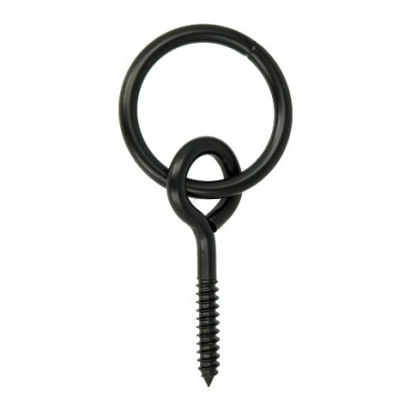 AMIG 24857  
 Anilla con hembrilla 508  
 Ø50 x 139 mm  
 Acero  
 Negro