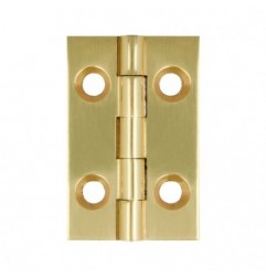 AMIG 24863  
 Bisagra 1002  
 38 x 25 x 1,4 mm  
 Latón  
 Pulido