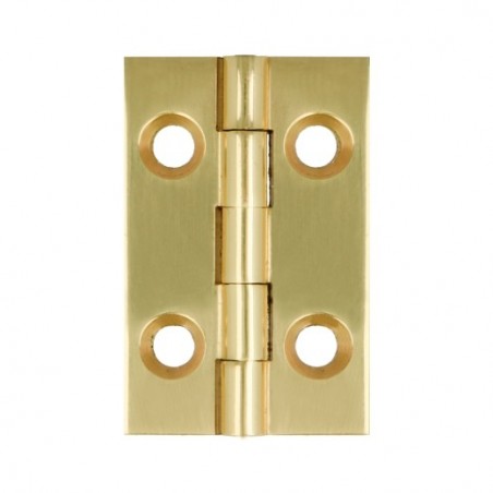 AMIG 24863  
 Bisagra 1002  
 38 x 25 x 1,4 mm  
 Latón  
 Pulido