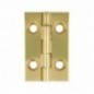 AMIG 24863  
 Bisagra 1002  
 38 x 25 x 1,4 mm  
 Latón  
 Pulido