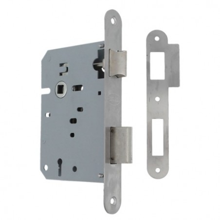 AMIG 24880  
 Cerradura F716TR  
 60 mm  
 Acero inoxidable  
 Mate