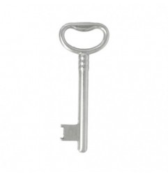 AMIG 24881  
 Llave en bruto F9716  
 Zamak  
 Niquelado - Derecha