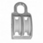 AMIG 24898  
 Polea doble fija 651  
 8 x 30 mm  
 Zamak  
 Zincado