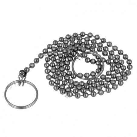 AMIG 24918  
 Cadena para tapón 30256  
 Ø3,2 mm x 60 cm  
 Latón  
 Cromado