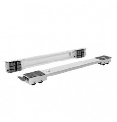 AMIG 24931  
 Soporte rodante extensible 2700  
 44/70 cm  
 Acero  
 Blanco