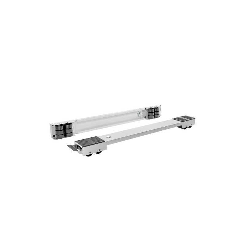 AMIG 24931  
 Soporte rodante extensible 2700  
 44/70 cm  
 Acero  
 Blanco