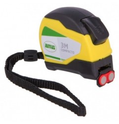 AMIG 24933  
 Flexómetro 56  
 3 m x 16 mm  
 Amarillo/Negro