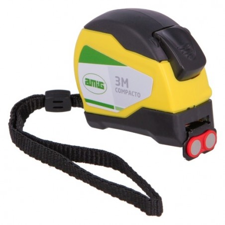 AMIG 24933  
 Flexómetro 56  
 3 m x 16 mm  
 Amarillo/Negro
