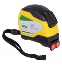 AMIG 24934  
 Flexómetro 56  
 5 m x 19 mm  
 Amarillo/Negro