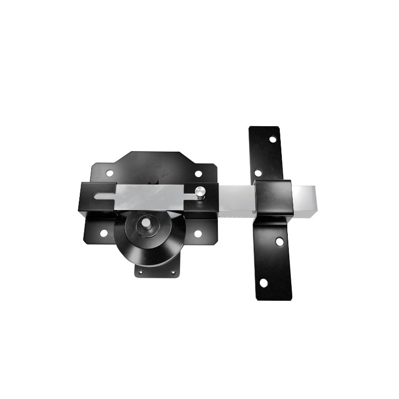 AMIG 24953  
 Cerrojo de seguridad 1  
 88 x 153 mm  
 Acero  
 Negro