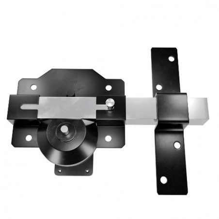 AMIG 24953  
 Cerrojo de seguridad 1  
 88 x 153 mm  
 Acero  
 Negro