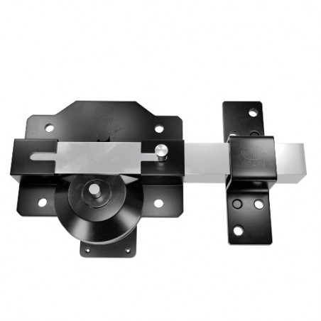 AMIG 24954  
 Cerrojo alta seguridad 1PLUS  
 90 x 154 mm  
 Acero  
 Negro